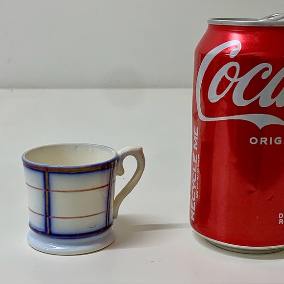 19th Century Antique Gaudy Welsh Rare Unrecorded Pattern Miniature Child's Mug - Picture 4 of 16